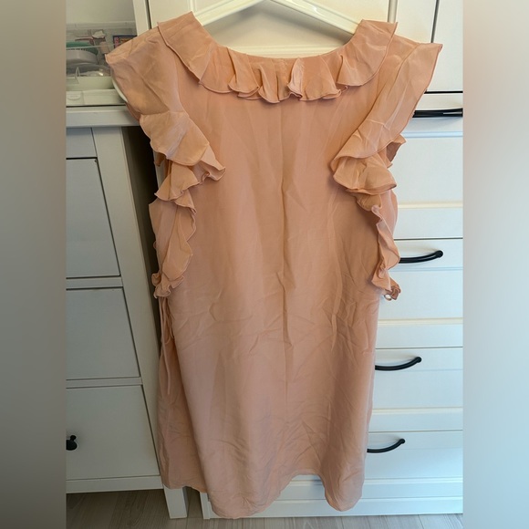 Club Monaco Pink Dress with Ruffles - Picture 2 of 4